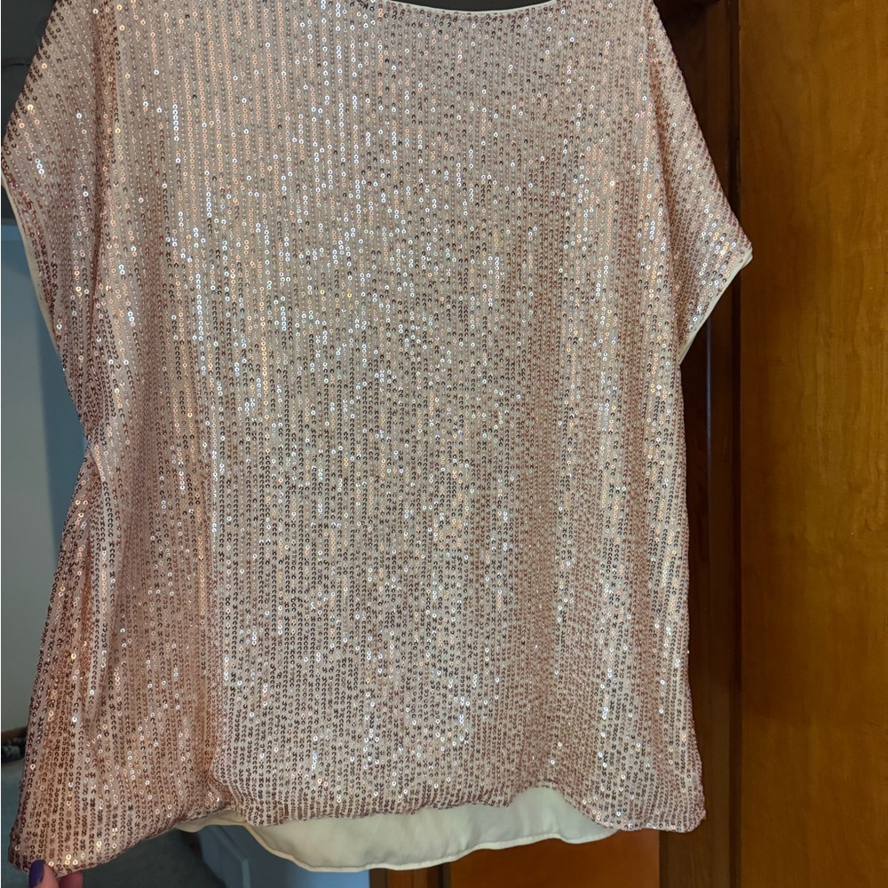 Sequin gold Women's Top